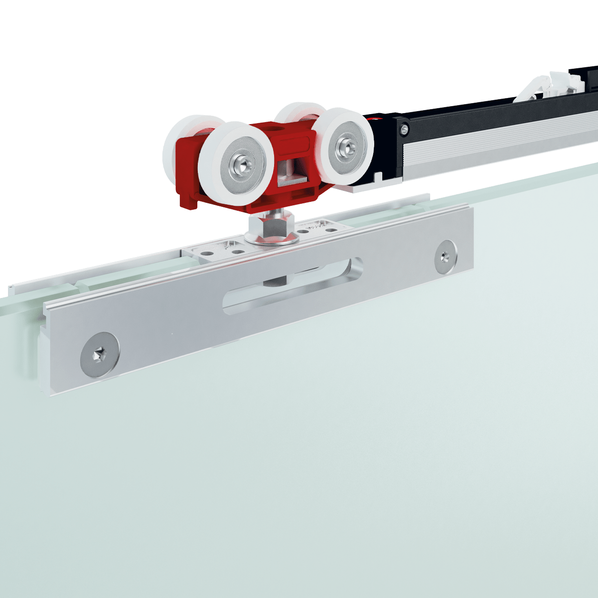 Vetro 24: Accessories for glass doors with drillings and clamp